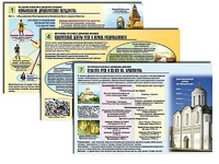 Комплект таблиц по истории "История России с древних времен" раздаточные (цветные, ламинированные, А4, 10 штук) - fgospostavki.ru - Минусинск