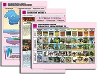 Комплект таблиц по географии "Природа материков и океанов" раздаточные (цветные, ламинированные, А4, 12 штук) - fgospostavki.ru - Минусинск