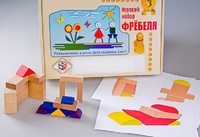 Игровой набор Фребеля "Конструктор деревянный без соединений-2" (Серия "Эксперимент") - fgospostavki.ru - Минусинск