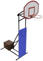 Стойка стритбольная-минибаскетбольная складная, переносная (регулируемая высота от 2,75 метров до 3,05 метра) - fgospostavki.ru - Минусинск
