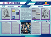 Стенд-уголок "Юный физик" - fgospostavki.ru - Минусинск