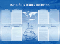 Стенд-уголок "Юный путешественник" - fgospostavki.ru - Минусинск