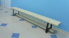 Скамейка гимнастическая (металлические ножки) (3,5 м)  - fgospostavki.ru - Минусинск