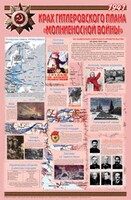 Плакат "Великая Отечественная война: Крах гитлеровского плана «молниеносной войны» " - fgospostavki.ru - Минусинск