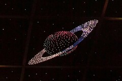 Потолок "Звездное небо с анимационным фибероптическим эффектом сатурн" - fgospostavki.ru - Минусинск