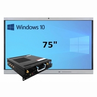 Интерактивная панель 75" (встроенный ПК, Win10) - fgospostavki.ru - Минусинск