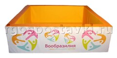 Бассейн "Вообразилия" квадратный с шелкографией - fgospostavki.ru - Минусинск