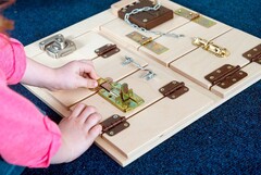 Тактильно-развивающая панель “Замочки” - fgospostavki.ru - Минусинск
