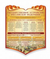 Стенд "Государственное устройство Российской Федерации" Вариант 3 - fgospostavki.ru - Минусинск