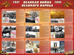 Стенд "Великая война Великого народа" Вариант 1 (9 блоков) - fgospostavki.ru - Минусинск