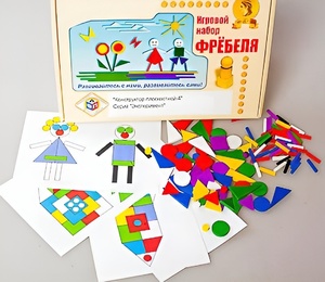Игровой набор Фребеля "Конструктор плоскостной-4" (Серия "Эксперимент") - fgospostavki.ru - Минусинск