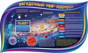 Стенд "Загадочный мир космоса" - fgospostavki.ru - Минусинск