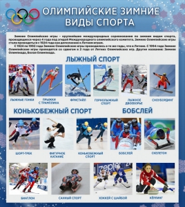 Стенд "Олимпийские зимние виды спорта" - fgospostavki.ru - Минусинск