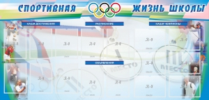 Стенд "Спортивная жизнь" Вариант 4 - fgospostavki.ru - Минусинск