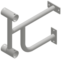 Кронштейн настенный (двухрядный) - fgospostavki.ru - Минусинск