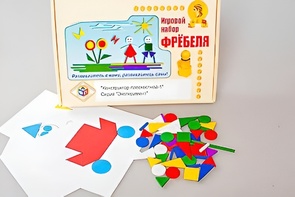 Игровой набор Фребеля "Конструктор плоскостной-1" (Серия "Эксперимент") - fgospostavki.ru - Минусинск