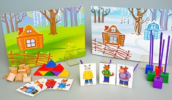 Игровой набор Фребеля "Заюшкина избушка" (серия "Сказочный мир". Выпуск 1) - fgospostavki.ru - Минусинск