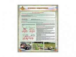 Стенд "Огневая подготовка" Вариант 1 - fgospostavki.ru - Минусинск