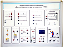 Типовой комплект учебного оборудования «Электробезопасность в установках до 1000 В»  - fgospostavki.ru - Минусинск