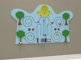 Настенная панель «Счет, фигуры, цвета» - fgospostavki.ru - Минусинск