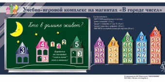 "В городе чисел". Для лучшего понимания и запоминания состава чисел первого десятка - fgospostavki.ru - Минусинск